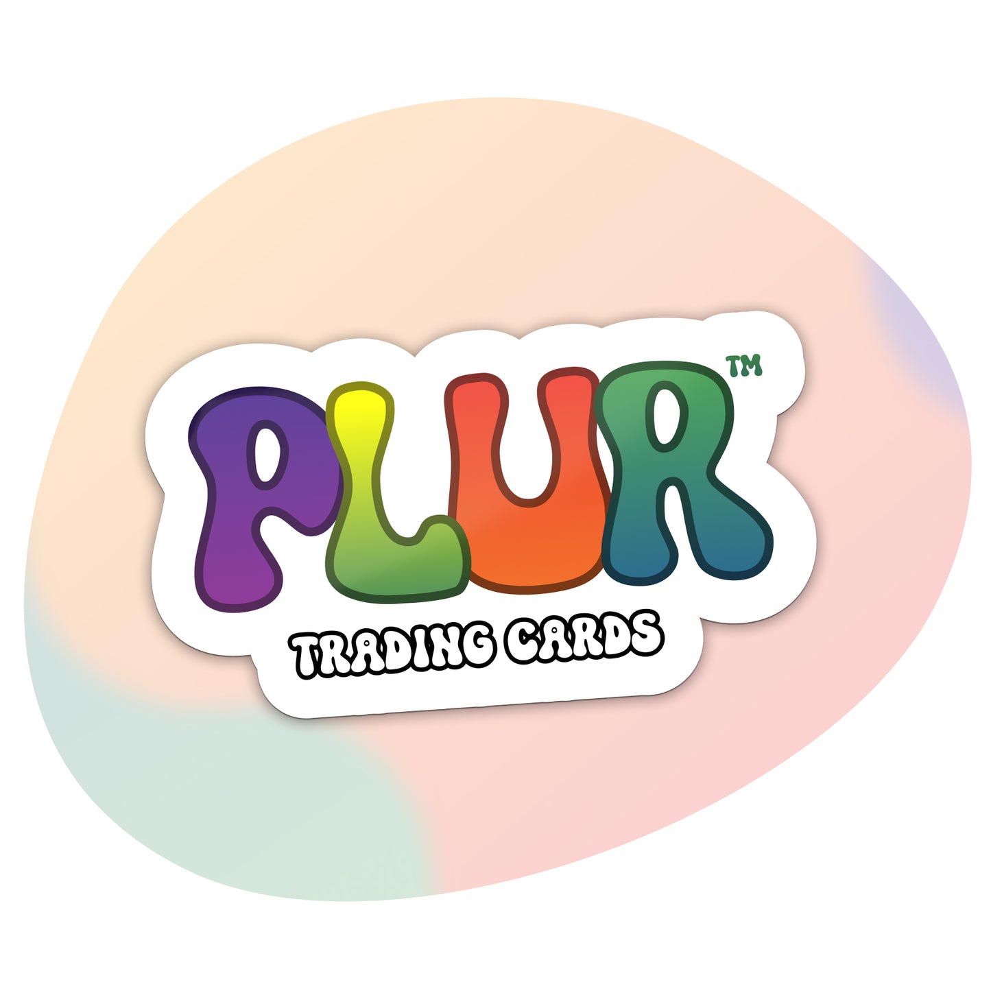 PLUR Trading Cards Sticker